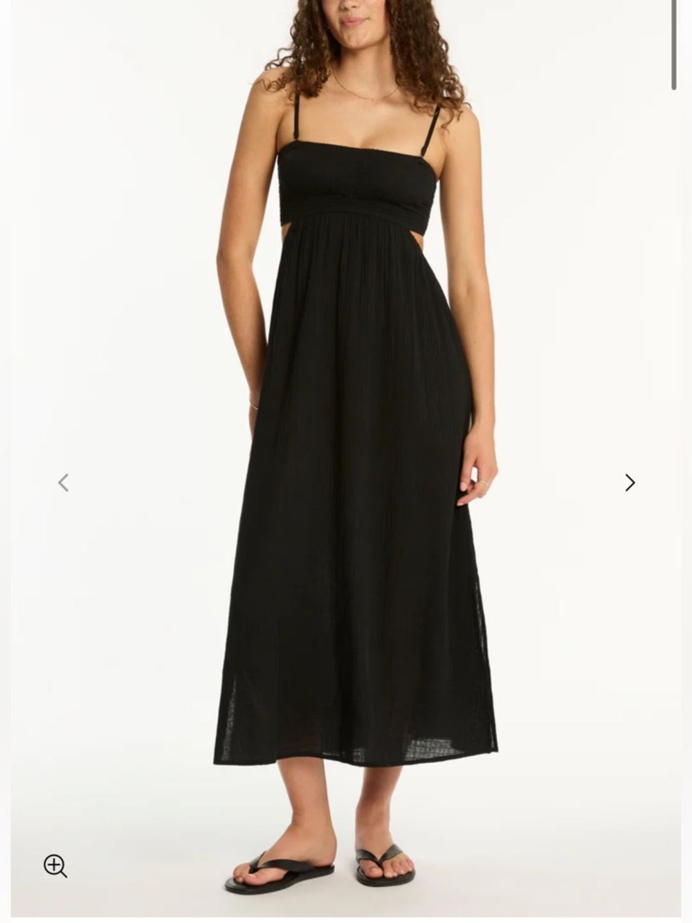 Sea Level Sunset Cutaway bandeau dress